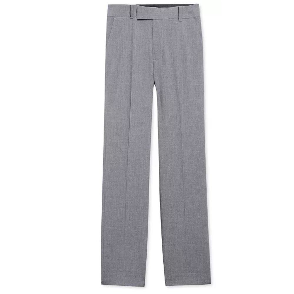 NWT-Calvin Klein Big Boys Slim Fit  Stretch Suit Pants Size 18 Oxford Grey